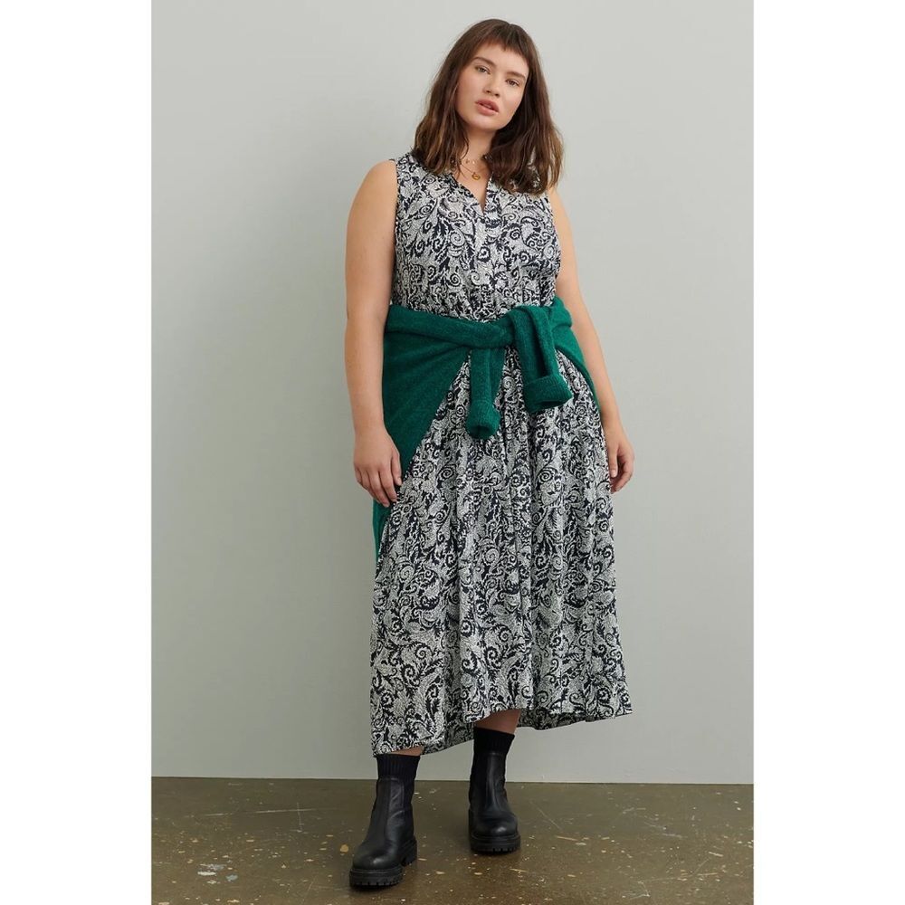 Anthropologie Maeve Marya Tiered Maxi Dress